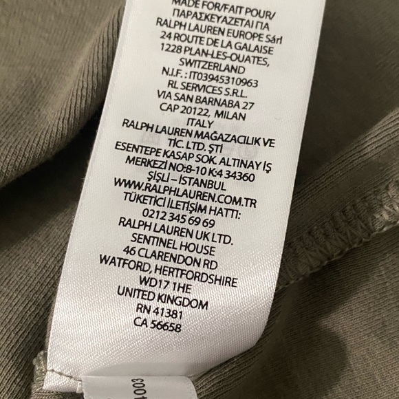 Lauren Ralph Lauren women’s embroidered V Neck 3/4 sleeve  sage green blouse top - Picture 8 of 9